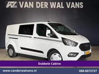 Ford Transit Custom 2.0 TDCI 131pk Automaat L2H1 Dubbele cabine Euro6 Airco | 6-Zits | Camera | Navigatie | Apple Carplay