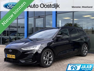 Ford Focus Wagon 1.0 EcoBoost Hybrid ST Line 155PK Automaat Trekhaak Winterpack Cruise Camera Parkeersensoren Climate Full-LED Keyless Privacy Glass *1500KG Trekgewicht*