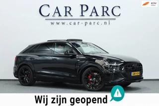 Audi Q8 55 TFSI e quattro S-line BTW/MATRIX+LED/VIRTUAL/SFEER/PANO/LEER+S.VERWARMING+VERKOELING/22"LMV/360/ACC/ECC/12 MDN GARANTIE