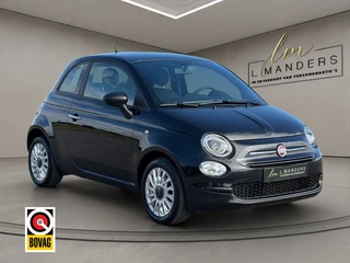 Fiat 500 1.0 Hybrid Club 2023 ZWART | Apple CarPlay | Airco