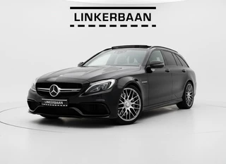 Mercedes-Benz C-Klasse Estate AMG C63 V8 Biturbo | Panodak | Burmester | Rijassistentie Plus | 19 inch |