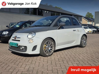 Fiat 500C 1.4 T-Jet Abarth Turismo 165pk, sabelt interieur.