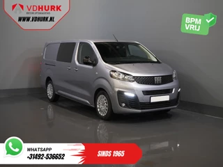 Fiat Scudo 2.0 MJ 145 pk DC Dubbel Cabine 6 Pers./ Camera/ Cruise/ PDC/ DAB/ Airco