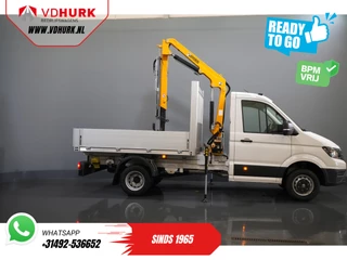 Volkswagen Crafter Volkswagen Crafter 50 165 pk Effer 352S Kraan/ Crane/ Kran/ Autokran/ PTO/ Open laadbak/ Dubbel Lucht - afbeelding nr 30