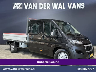 Peugeot Boxer 2.2 Blue HDi 140pk Pick up 7 Persoons Dubbele cabine open laadbak Euro6 Airco | 7-Zits |