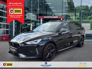 CUPRA Leon Sportstourer 1.4 TSI eHYBRID VZ LEDER/PANO-DAK/CAMERA/ELEK-KLEP/ACC/MEM/STOELVERW
