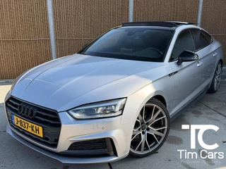 Audi A5 Sportback 40 TFSI S edition Automaat | Panoramadak | LED verlichting | Bang&Olufsen audio | DAB ontvanger | Stoelverwarming | Getint glas | Achterspoiler | Zwart optiek | Achteruitrijcamera